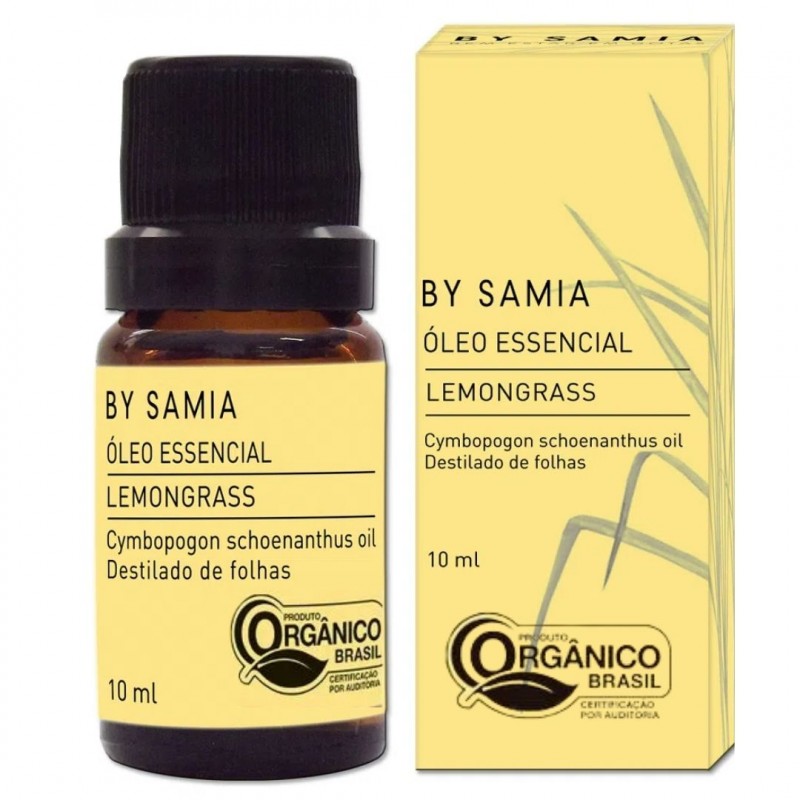  Óleo Essencial de Lemongrass Orgânico 10 ml